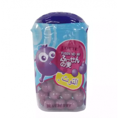 Lotte Blueberry Flavoured Chewing Gum - 15 g